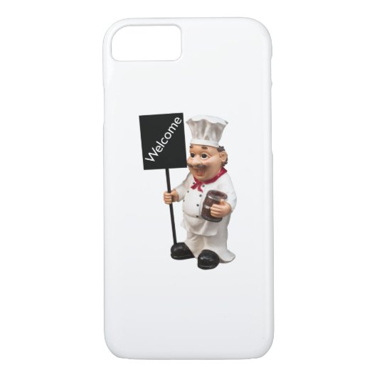 Chef cook - WELCOME-menukaart Case-Mate iPhone Case (Achterkant)