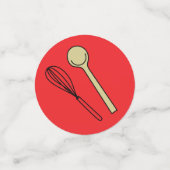 Chef Cooking Kids Verjaardagsfeest Confetti (Kleine voorkant)