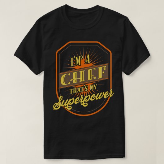Chef Cooking T-shirt (Design voorkant)