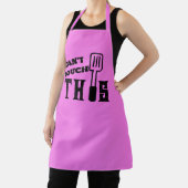 Chef cool Baker Tabliers pour femmes, Pink Print A (Insitu)