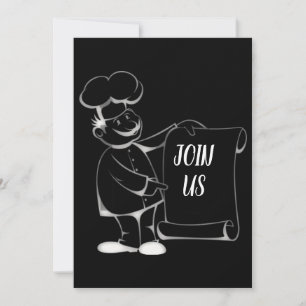 ****CHEF COOL**** INVITATION UNIQUE
