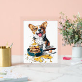 Chef Corgi - Drôle chien de Cuisine (Mariage)