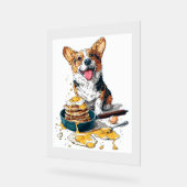 Chef Corgi - Drôle chien de Cuisine (Angle)