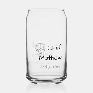 Chef cuisinier ajouter nom texte hommes cuisine bo