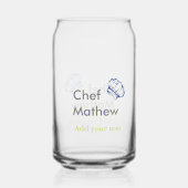 Chef cuisinier ajouter nom texte hommes cuisine bo (Verso)