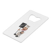Chef cuisinier - Carte de menu BIENVENUE (Devant Angle)