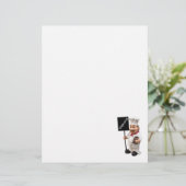 Chef cuisinier - Carte de menu BIENVENUE (Debout devant)