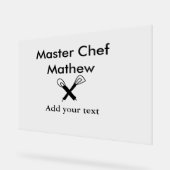 Chef cuisinier cuisinier cuisinier ajouter nom de  (Angle)