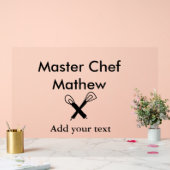 Chef cuisinier cuisinier cuisinier ajouter nom de  (Mariage)