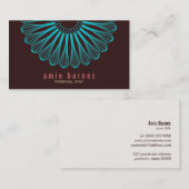 Chef culinaire Blue Whisk Logo Carte de visite Bro (Devant / Derrière)
