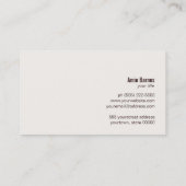 Chef culinaire Blue Whisk Logo Carte de visite Bro (Dos)