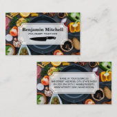 Chef culinaire | Légumes produire Carte de visite (Devant / Derrière)