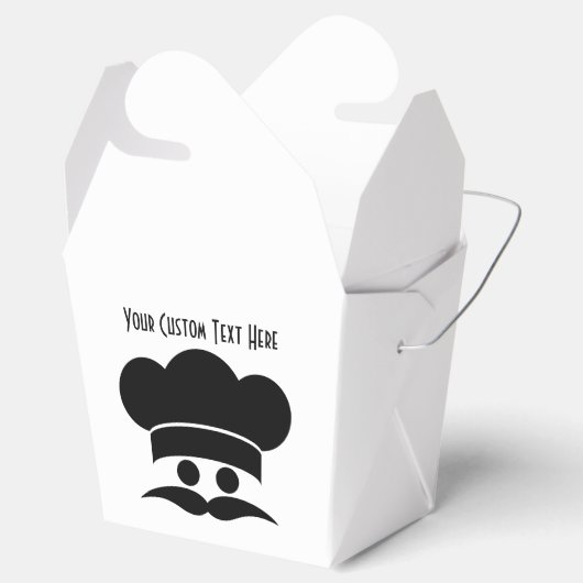 Chef custom afhaaldoos bedankdoosjes (Geopend)