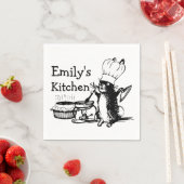 Chef Cute Bunny Custom Servet (Insitu)