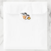 Chef de chats avec Stickers de poêle à frire (Sac)