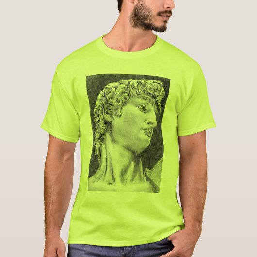 Chef de David par Michelangelo T-shirt de travail (Devant)