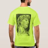 Chef de David par Michelangelo T-shirt de travail (Dos)