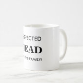 Chef de famille respecté, Mug (Devant droit)