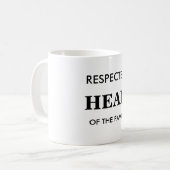 Chef de famille respecté, Mug (Devant gauche)