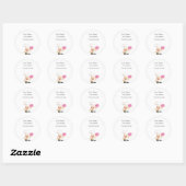 Chef de groupe - Étiquette de adresse (Feuille)