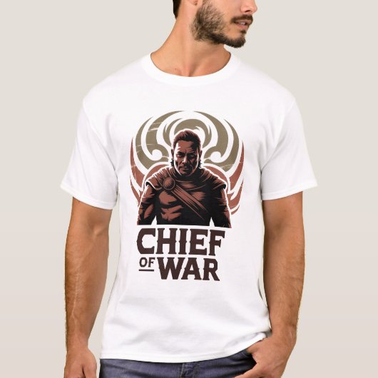 Chef de guerre T-shirt | Conception des guerriers (Devant)