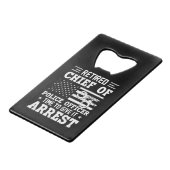 Chef De Police À La Retraite - Américain-drôle (Devant Angle)