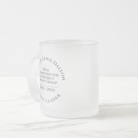 Chef de scouts Gelé Café Mug (Devant gauche)