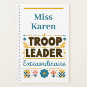 Chef de troupe Extraordinaire Girl Scouting Planne (Devant)