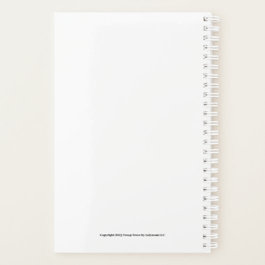 Chef de troupe Extraordinaire Girl Scouting Planne (Dos)