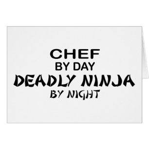 Chef Deadly Ninja bij nacht