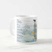 Chef d'équipe 11Oz de tasse de café de C-130 (Devant gauche)