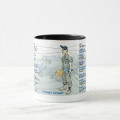 Chef d'équipe 11Oz de tasse de café de C-130 (Centre)