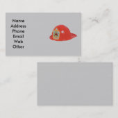 Chef des pompiers de cartes de visite (Devant / Derrière)