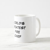 Chef des pompiers de la tasse du "monde le plus (Devant droit)
