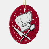 Chef Design Ornement en céramique (Droite)