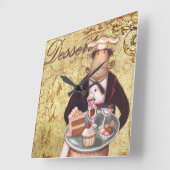 Chef Dessert Vierkante Klok (Hoek)