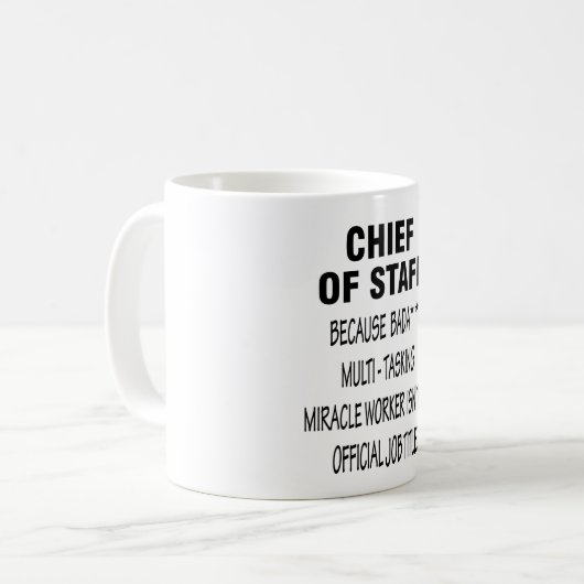Chef D'État-Major Multitasking Coffee Mug (Devant gauche)