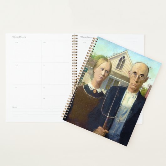 Chef-d'oeuvre de peinture à l'huile gothique améri (Devant avec enveloppe)