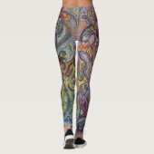 Chef-d'œuvre Leggings Abstraits (Dos)
