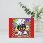 Chef Doxie Briefkaart (Staand voorkant)
