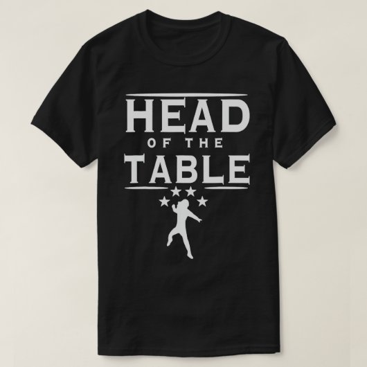 Chef Du T-shirt Table (Design devant)