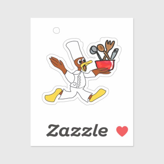 Chef Ducky Kazoo Sticker (Vel)