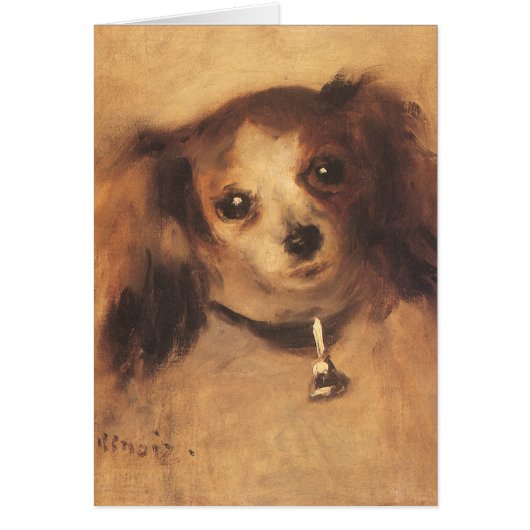 Chef d'un chien par Pierre Renoir, Art Vintage (Devant)