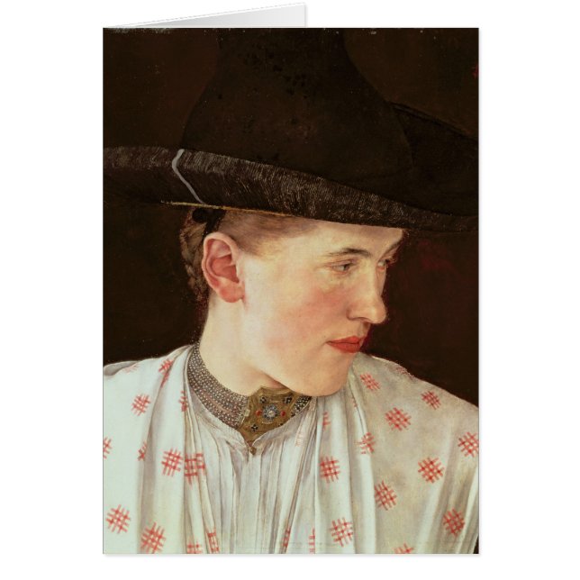 Chef d'une fille paysanne, vers 1880 (Devant)