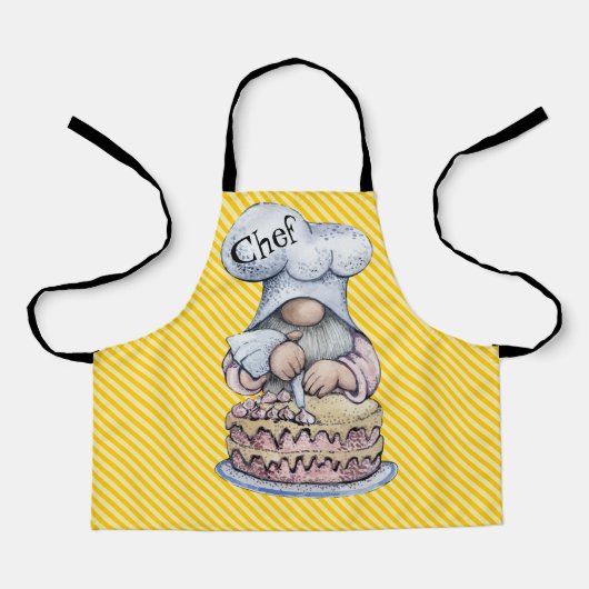 Chef Dwerg  Schort (Voorkant)