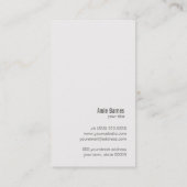 Chef Elegant Catering Fork and Knife Visitekaartje (Achterkant)