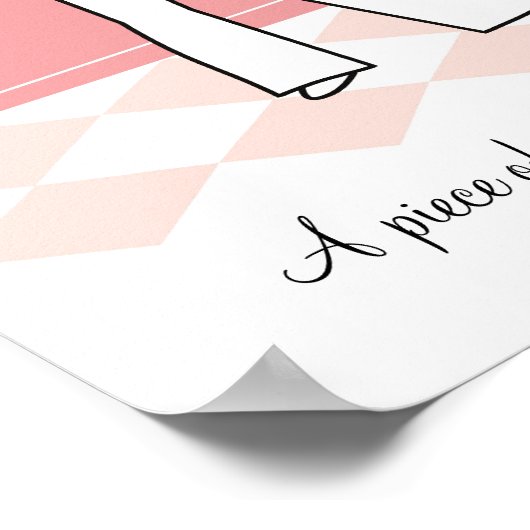 Chef en hond in het Poster van Keuken (Hoek)