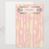 Chef- en poddergebak briefpapier (Voorkant / Achterkant)