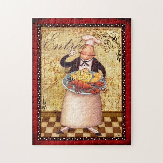 Chef Entrée Legpuzzel (Verticaal)