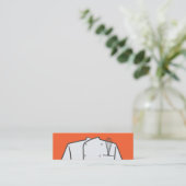 Chef exécutif Mini Carte de visite (Debout devant)